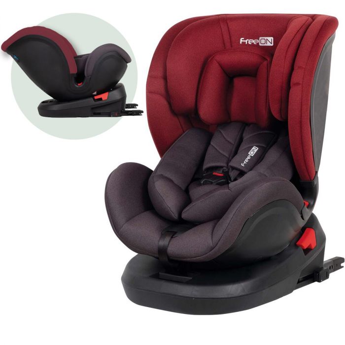 partij vergeven Gevoelig voor FreeON autostoel Linus 360° met isoFix Rood (0-36kg) - Groep 0-1-2-3  autostoel voor kinderen van 0 tot 12 jaar | Baby & Koter