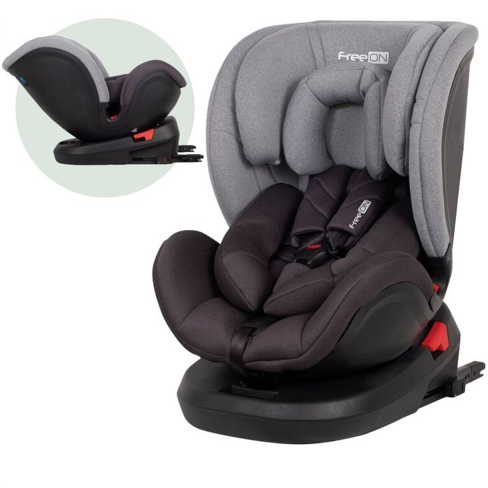 Diversiteit Interpretatie anders FreeON autostoel Linus 360° met isoFix Grijs (0-36kg) - Groep 0-1-2-3  autostoel voor kinderen van 0 tot 12 jaar | Baby & Koter