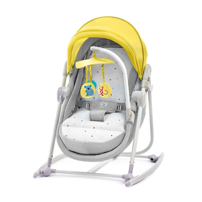 grillen Onbeleefd hamer Kinderkraft Unimo 5in1 Wieg - Wipstoel - Schommelstoel Yellow | Baby & Koter