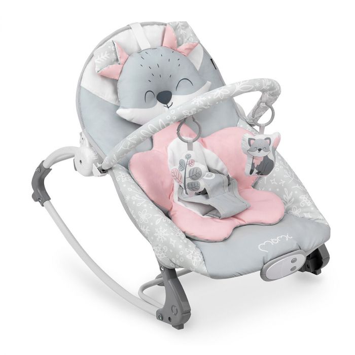 Stressvol bladeren donor MoMi - Wipstoel - Luis - Roze - Baby Relax | Baby & Koter