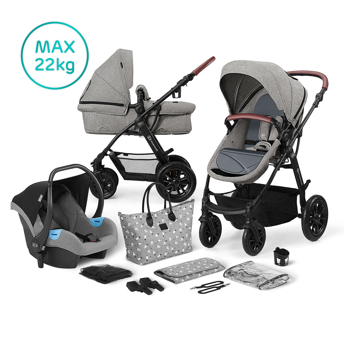 Gematigd Classificeren Sneeuwwitje Kinderkraft Kinderwagen XMOOV 3 in 1 Grey (incl. autostoel) - Kinderkraft  combi kinderwagen X-Moov | Baby & Koter